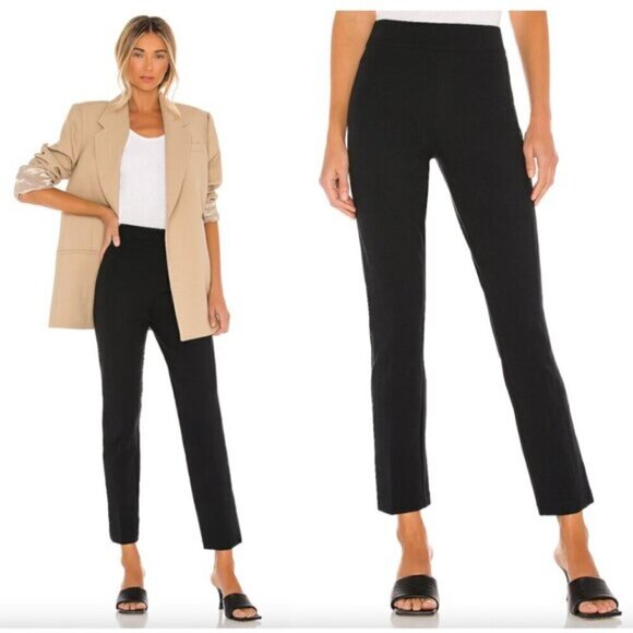 SPANX High Waist Straight Leg Ponte Pants in Classic Black Size Medium - Picture 1 of 15